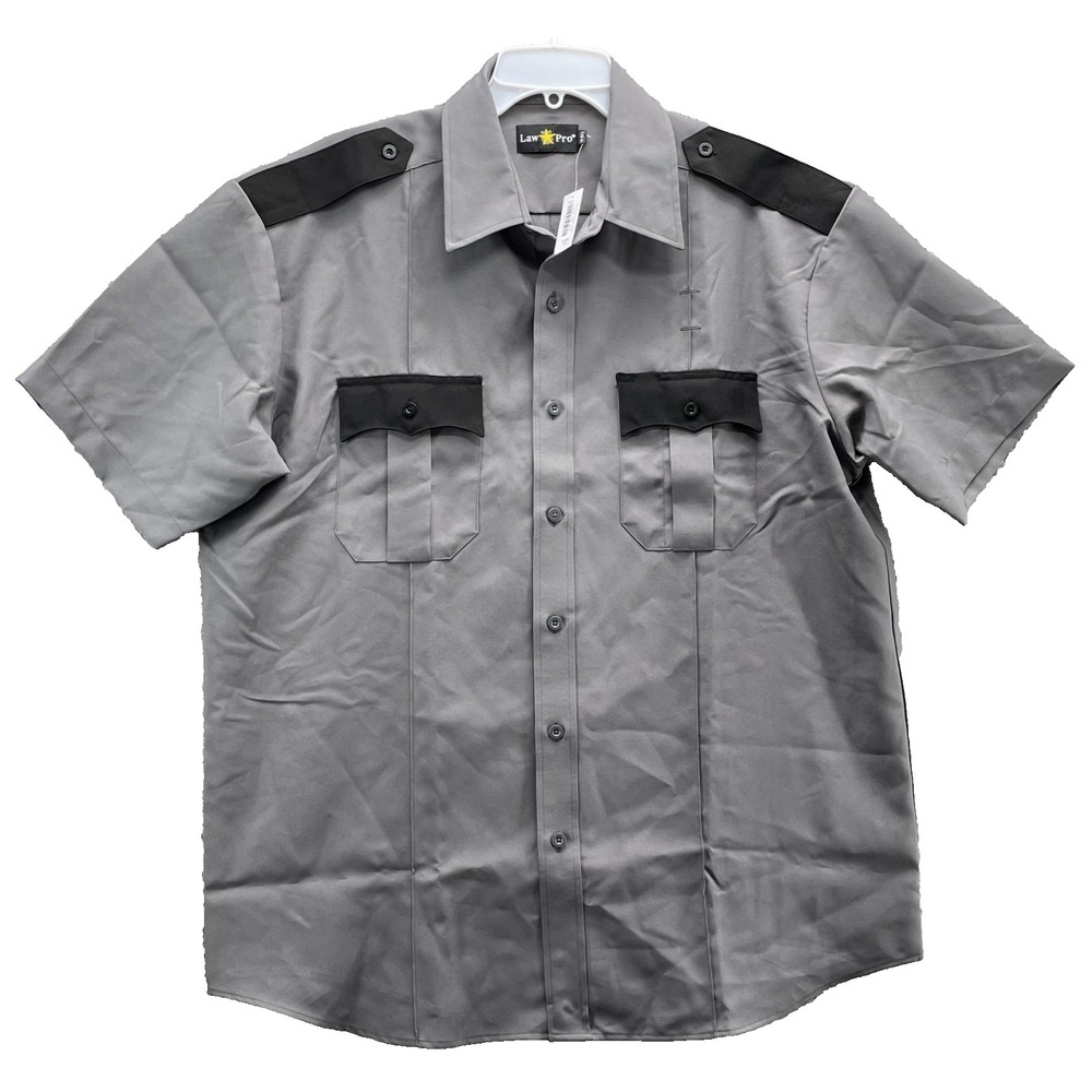 Law Pro Shirt Men Large Security Utility Workwear Police Uniform Tactical Deputy